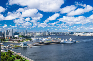 Naklejka premium 横浜ベイエリア