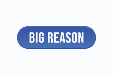 big reason button vectors. sign  label speech bubble big reason
