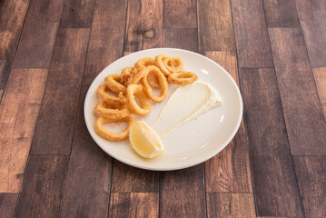 Fried calamari is very popular in Mediterranean countries. They are usually sliced, battered and fried, often for a short time to prevent them from becoming too hard