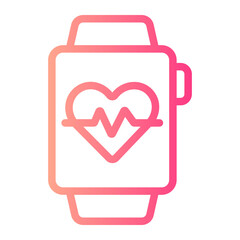 smartwatch gradient icon