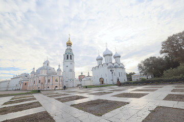 vologda church landscape russia religion orthodoxy panorama