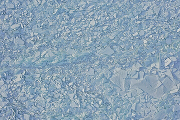 ice hummocks baikal top view texture, abstract background winter broken ice