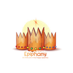 Happy epiphany day design,Vector illustration
