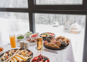 breakfast on the table
