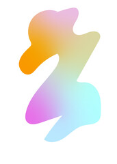 Abstract Shape Gradient Transparent 