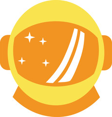 Cute Space Illustration Flat Design