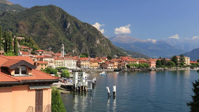 Menaggio, Lake Como in Italy. View of the old town.