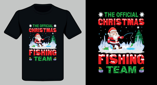 Merry Christmas t shirt design. Christmas t-shirt Design.