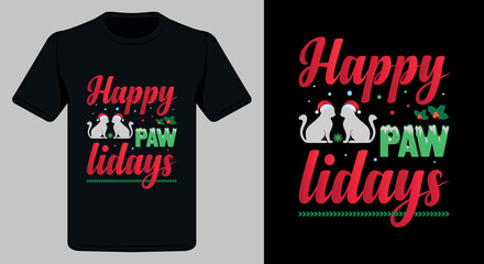 Merry Christmas t shirt design. Christmas t-shirt Design.