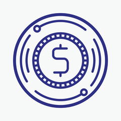 dollar cash logo sign symbol - 550245925