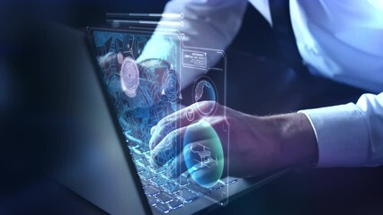 Drone data processing on a virtual panel. - Powered by Adobe