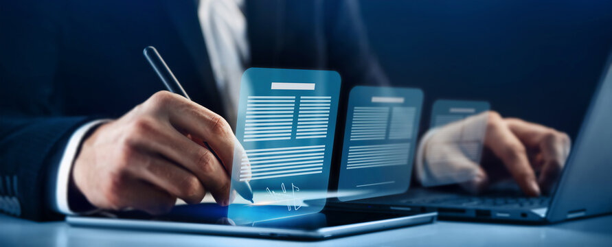Digital signature. Document Management System and online