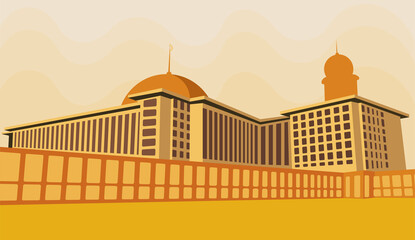 Obraz premium Big Yellow Mosque