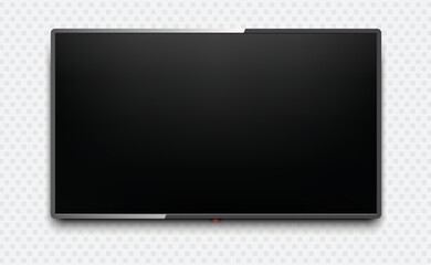 4k tv screen vector. LCD or LED tv screen