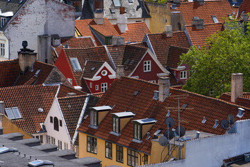 roofs of town copenhagen