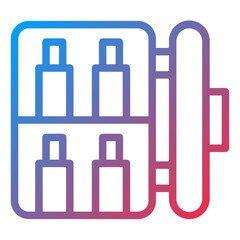 Obraz premium Minibar Icon Style