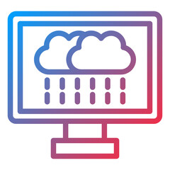 Weather News Icon Style