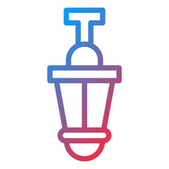 Hang Lamp Icon Style
