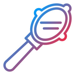 Hand Mirror Icon Style