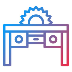 Table Saw Icon Style