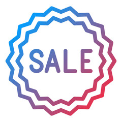 Sale Sticker Icon Style