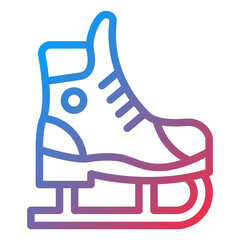 Ice Skate Icon Style
