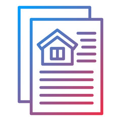 House Documents Icon Style
