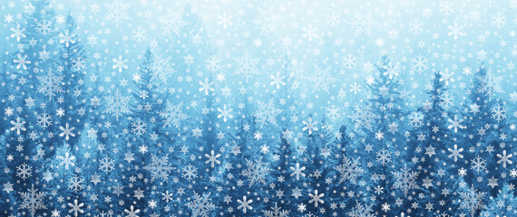 abstract snowfall background, winter seasonal design january snow snowflake