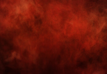 Fototapeta premium red cloud smoke background, grunge texture for horror poster design