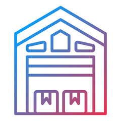 Warehouse Icon Style