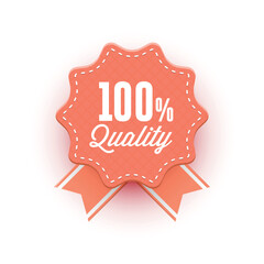 100% Quality retro badge
