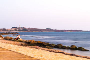 Beautiful Mediterranean Beach Sea View