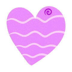 Love hand drawn icon design illustration elements.