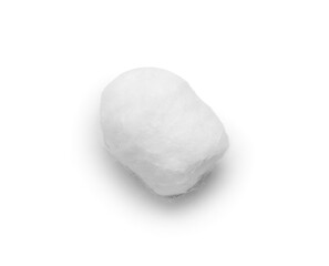 Soft cotton ball on light background