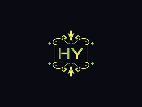 HY Logo Image, Creative Hy h y Phoenix Luxury Letter Logo For Restaurant