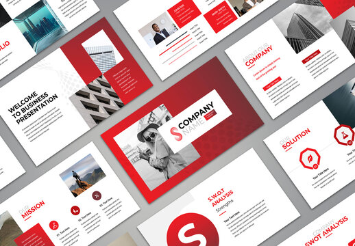 Clean Design Business Presentation Template