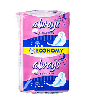 Pack of 14 Allways Ultra Sanitary Pads