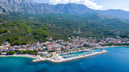 Croatia - The coast of Tucepi  near Makarskiej 