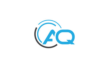 Technology and tech connect circle logo design vector with alphabet brand and business flat icon design