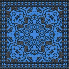 Ceramic tile background- kitchen flooring and bathroom. Mosaic seamless- art wall. 3d illustration