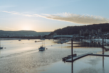 Sunrise on the River Conwy