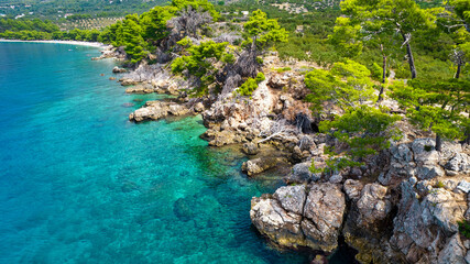Croatia beach Rocky Beaches Landscape