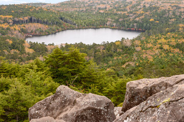 白駒池　高見石