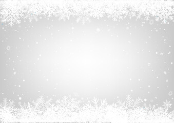 Christmas holiday snowflakes dacoration backdrop