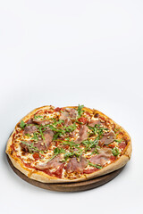 delicious pizza in an Italian restaurant
