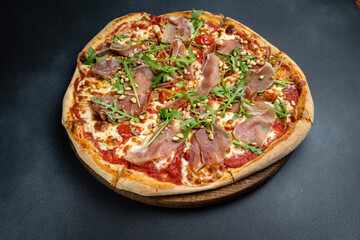 delicious pizza in an Italian restaurant
