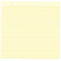 Naklejka premium Square Lined Memo Note Paper