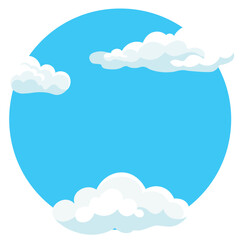 Cloud Shape Illustration Set 