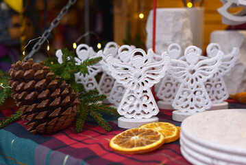Winter. New Year's Fair and Décor