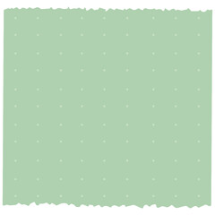 Torn Edge Square Dotted Memo Note Paper